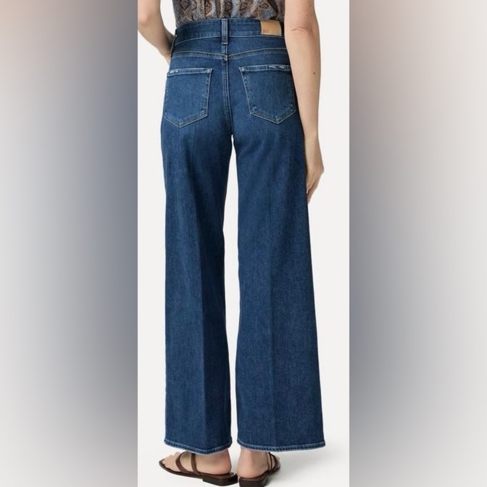 PAIGE Dark Blue Flare Jeans - Picture 6 of 15